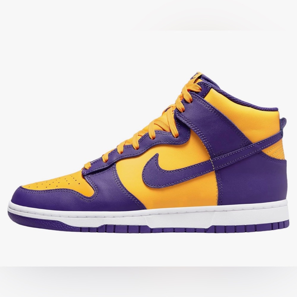 Nike Lakers Dunk High Retro size 12